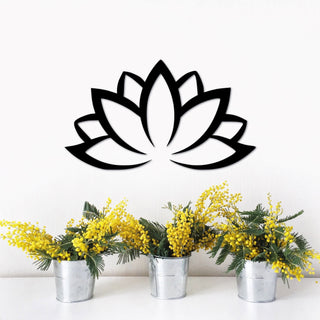 Lotus Flower Yoga Decor Metal Lotus Flower Wall Decor Lotus Flower Gift Yoga Studio Wall Hanging Flower Mandala Decorations