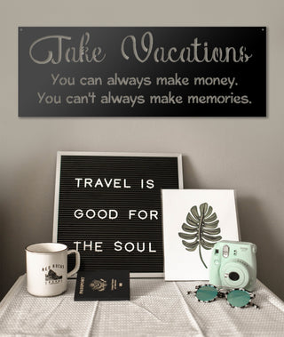 Couples Gift Travel Gifts Metal Signs Custom Quote Print Gift For Friend Decorations