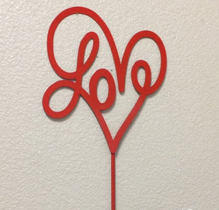 Valentines Day Decoration Plasma Cut Metal Heart With Love Metal Sign Cut Metal Sign Wall Metal Sign Decorations