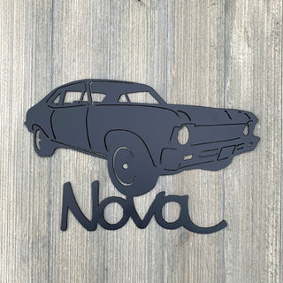 Nova Metal Sign Cutout Cut Metal Sign Wall Metal Art Decorations