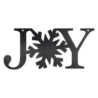 Joy Snow Flake Customized Metal Signs Custom Metal Sign Custom Signs Metal Sign Decorations