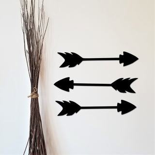 Metal Arrow Group Of 3 Arrows Arrows For Wall Bathroom Decor Bedroom Decor Single Arrows Wall Decorgallery Wall Decor Decorations