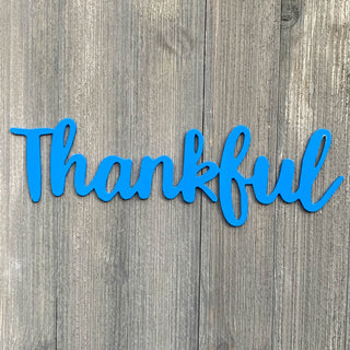 Thankful Metal Sign Cutout Cut Metal Sign Wall Metal Art Decorations