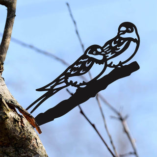 Swallows Metal Art Garden Signs Cut Metal Sign Metal House Sign Decorations