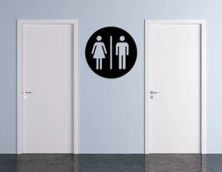 Restroom Metal Sign Restroom Men & Women Bathroom Decor Boys Girls Bath Sign Gotta Go Funny Bathroom Sign Home Deoor Bathroom Decorations