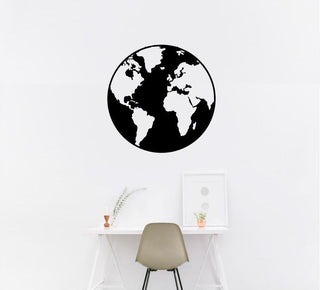 World Globe Metal World Earth Metal World Globe Metal Wall Decor Decorations