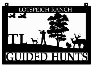 Metal Hunting Sign Buck Quail English Pointer Laser Cut Hunting Sign Metal House Sign Decorations