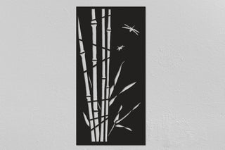 Bamboo Trees Design Christmas Gifts Forest Metal Poster Living Room Wall Decor Bedroom Wall Decor Metal Wall Hanging Decorations