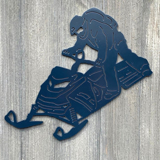 Skidoo Sidehill Metal Sign Cutout Cut Metal Sign Wall Metal Art Decorations