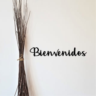 Bienvenidos Sign Spanish Welcome Bienvenidos Metal Sign Entryway Decor Door Sign Spanish Decor Entryway Sign Housewarming Gift Decorations