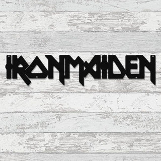 Iron Maiden Metal Sign Wall Decor Cut Metal Sign Metal House Sign Decorations