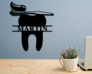 Dental Office Sign Dentist Sign Dentist Gift Dental Office Wall Decor Metal Sign Orthodontist Office Sign Dental Hygienist Gift Idea Decorations