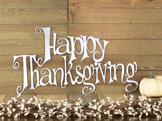 Thanksgiving Sign Thanksgiving Decor Fall Decor Metal Sign Happy Thanksgiving Autumn Decor Decorations