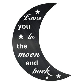 Moon Love Customized Metal Signs Custom Metal Sign Custom Signs Metal Sign Decorations