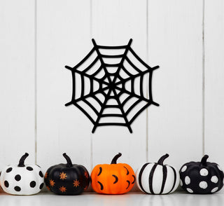 Metal Spider Web Decor Halloween Spider Web For Wreath Spooky Decor Spider Web For Halloween Spider Web Sign Metal Cutout Decorations