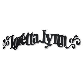 Loretta Lynn Metal Wall Decor Cut Metal Sign Metal House Sign Decorations