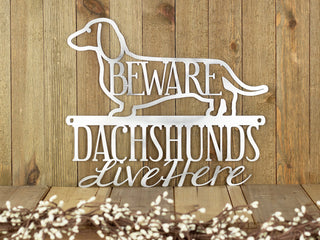 Dachshund Sign Doxie Wiener Dog Dachshund Lover Gift Outdoor Dog Plaque Decorations