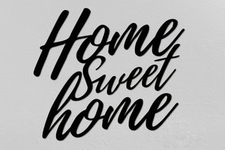 Home Sweet Home Christmas Gifts Typography Livingroom New Home Gifts Wedding Gift Black Wall Decor Decorations