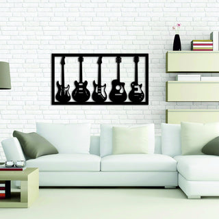 Music Decor Guitar Sign Music Room Decor Musical Note Sign Record Decor Guitar Art Metal Sign Musician Sign Decorations