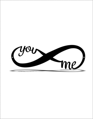 Infinity You And Me Metal Sign Entryway Decor Living Room Decor Bedroom Decor Wedding Gift Anniversary Gift Christmas Decorations