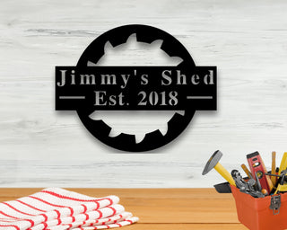 Personalized Sign Garage Decor Custom Sign Office Tool Shed Gift For Dad Gift For Him Gift For Her Custom Metal Garage Sign Sign Decorations