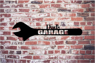 Dads Garage Wrench Metal Garage Garage Dad's Garage 011 Decorations