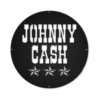 Johnny Cash Metal Wall Decor Cut Metal Sign Metal House Sign Decorations