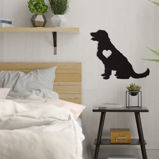 Golden Retriever Metal Dog Silhouette 'good Dog Pose' Gifts For Dog Lovers Golden Retriever Decorations