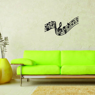 Metal Wall Decor Metal Music Decor Melody Notes Art Home Living Room Decoration Wall Hangings Music Lover Decor Office Wall Decor Decorations