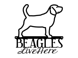 Beagle Metal Sign Beagles Dog Sign Metal Wall Decor Wall Hanging Outdoor Sign Dog Lover Decorations