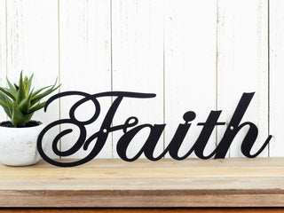 Faith 14. X 4.faith Sign Spiritual Religious Inspirational Metal Sign Wall Decor Decorations