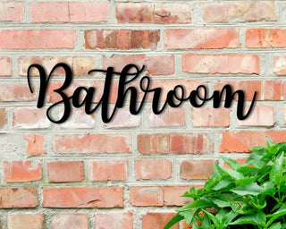 Bathroom Metal Sign Outdoor Bathroom Sign Metal Bathroom Signs Bathroom Wall Decor Bathroom Signs Bathroom Decor Bathroom Wall Art Decorations