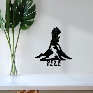 Pele Volcano Hawaiian Decor Big Island Hawaii Volcano Hawaiian Signs Pele Goddess Volcano Goddess Tiki Art Decorations