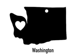 Washington State Ornament Cut Metal Sign Wall Decor Metal Sign Metal Art Decorations