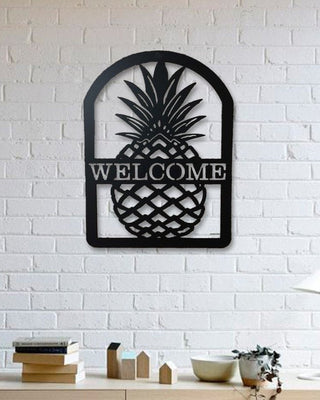 Welcome Metal Sign Christmas Gifts Hanukkah Gifts Home Wall Decoration Gifts For Mom Housewarming Gifts Decorations