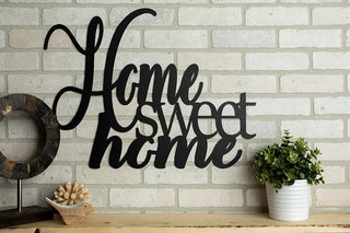 Home Sweet Home Metal Art Verse Wall Decor Cut Metal Sign Wall Metal Art Decorations