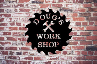 Work Shop Metal Sign Work Shop Garage Sign Work Shop Sign Work Shop Metal Decorations