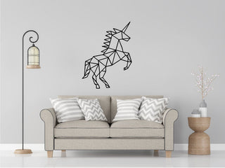 Unicorn Geometric Unicorn Wall Decor Metal Wall Decor Decorations