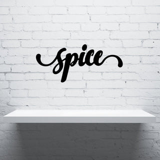 Spice Sign Cut Metal Sign Wall Decor Metal Sign Metal Art Decorations