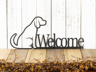 Dog Welcome Sign Labrador Outdoor Dog Lover Gift Dog Plaque Decorations