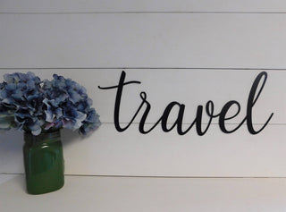 Travel Sign Metal Travel Sign Rustic Word Art Sign Metal Signs Gallery Wall Signs Travel Wall Decor Decorations