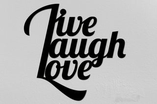 Live love laugh Christmas Gifts Typography Living Room Wedding Gift Modern Wall Decoration Decorations