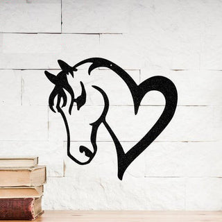 Horse Heart Customized Metal Signs Custom Metal Sign Custom Signs Metal Sign Decorations