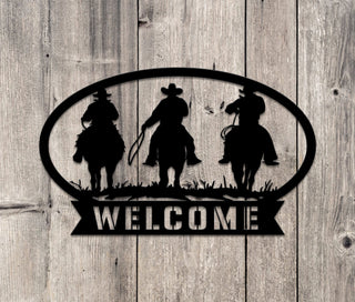 Custom Metal Farm Sign Cowboy Sign Metal Farm Sign Farmhouse Decor Family Name Sign Housewarming Metal Sign For Farmer Decorations