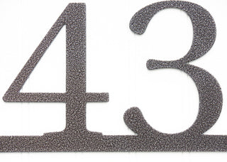 Custom Cat Metal House Number Silver Vein Laser Cut Steel Address Sign Custom Sign Metal Decorations