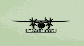 C2a(r) Cod Greyhound (4blade) Carrier Onboard Delivery Aircraft Metal Sign Cut Metal Sign Wall Decor Decorations