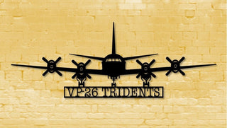 P3 Vp26 Tridents P3 Orion Naval Aircraft Metal Sign Cut Metal Sign Wall Decor Decorations