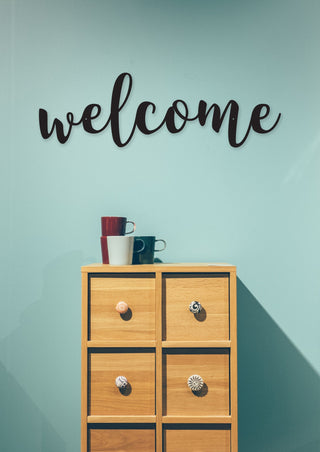 Welcome Sign Custom Metal Welcome Sign Metal Signs Outdoor Signs Indoor Signs Decorations