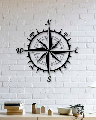 Nautical Compass Metal Compass North Arrow Metal Art Housewarming Gifts Christmas Gifts Gifts For Him Kompass Wall Art Decorations