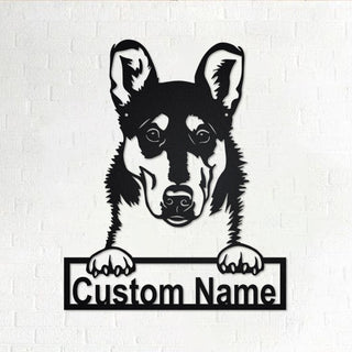 Custom Smooth Collie Dog Personalized Smooth Collie Name Sign Decoration For Room Smooth Collie Custom Dog Decorations